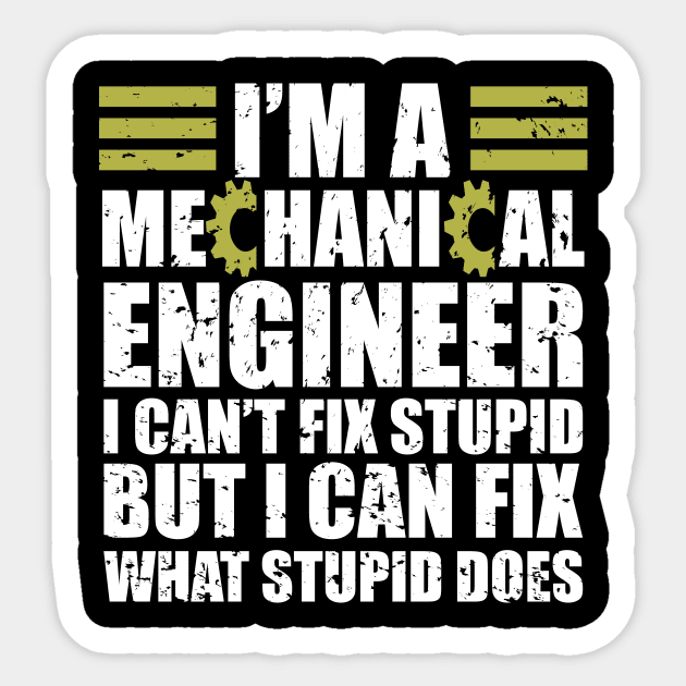 mechanic,mechanics,engineer,mechanicians,mechanician,mehchanic shirt,repairman gifts Sticker by teenices